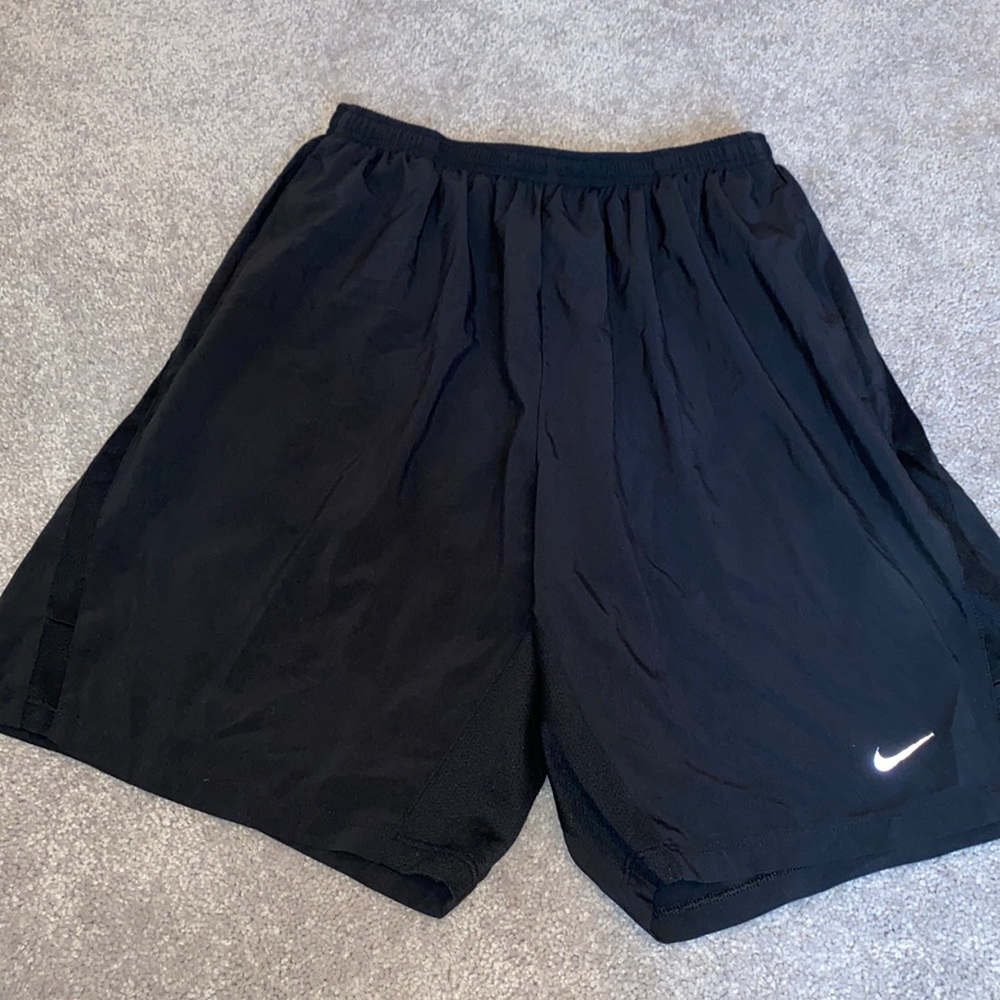 Black Nike dri-fit running shorts
